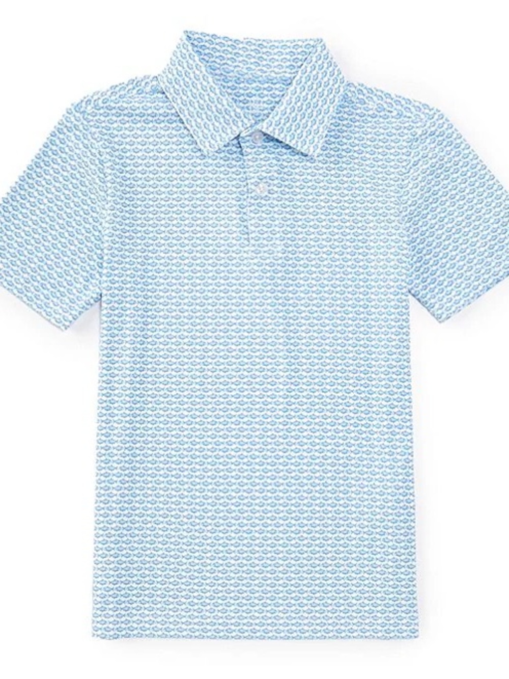 Class Club Light Blue Patterned Kids Polo